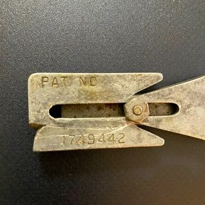 Antique knife sharpener